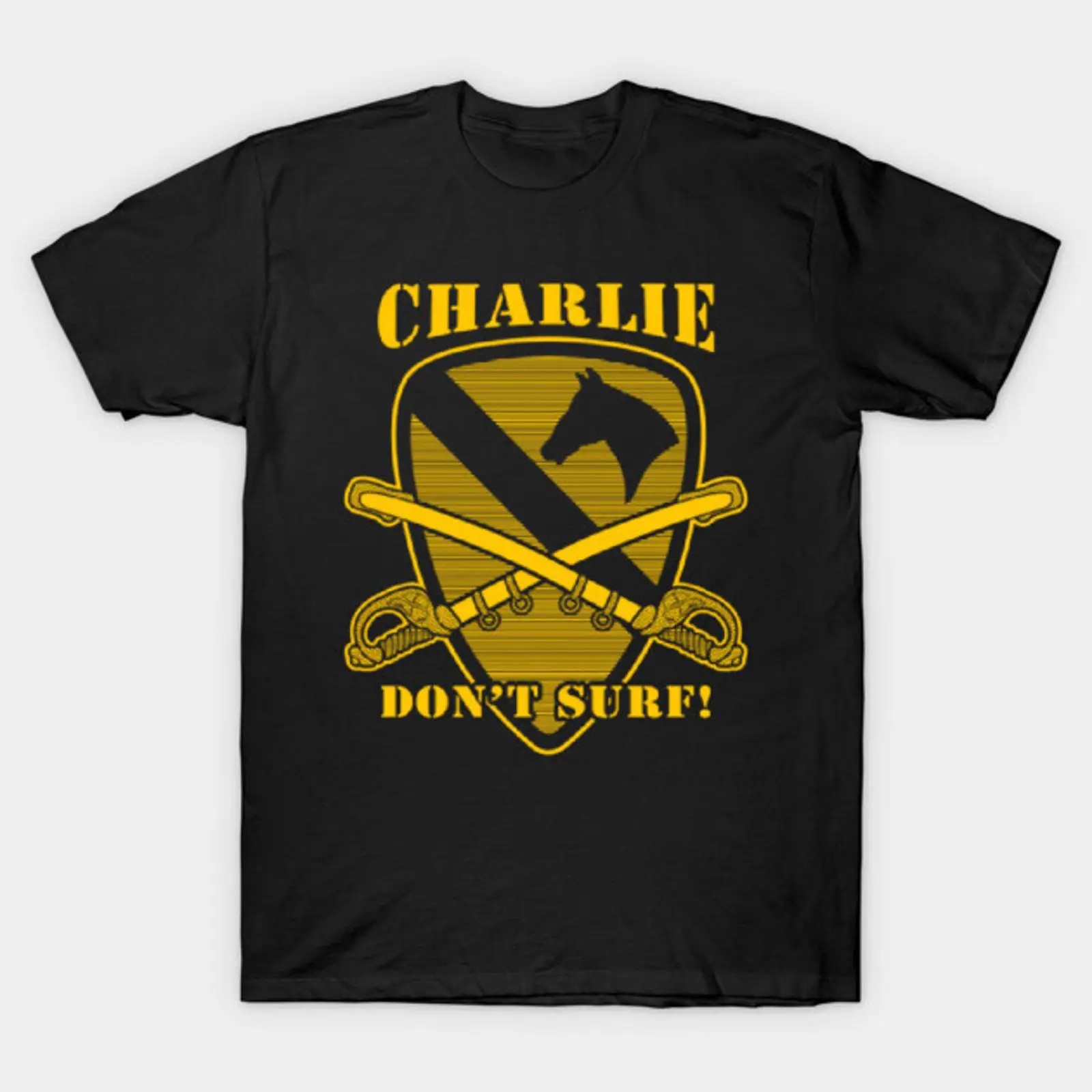 Vintage Fashion Now - Apocalypse Now quote Charlie don't surf