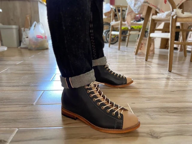 Vintage Fashion Dresses - High-tooling Boots Men's Goodyear-Welted Vintage Boots