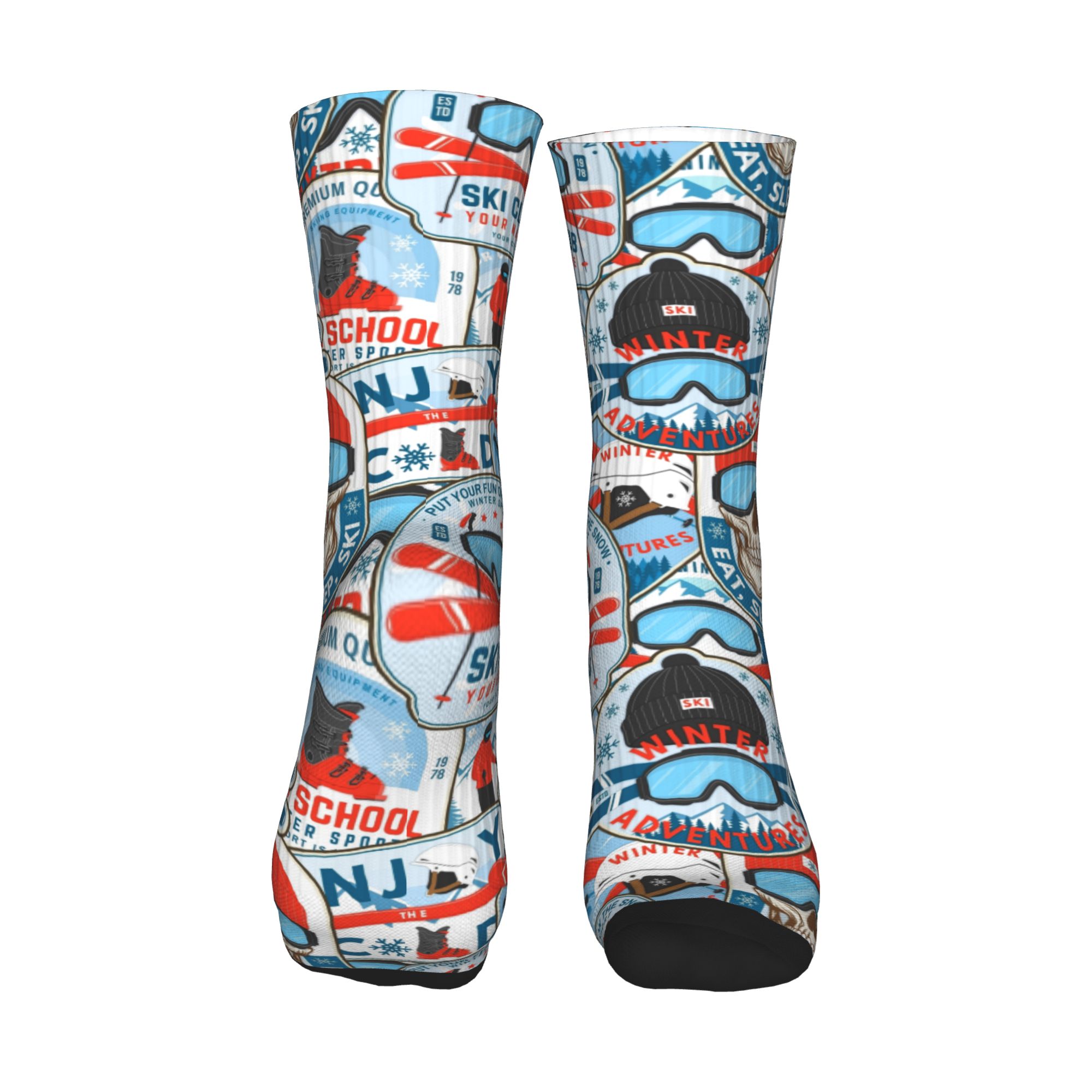 Vintage Red Blue Ski Club Seam - đánh giá và giá Vintage Fashion Dresses