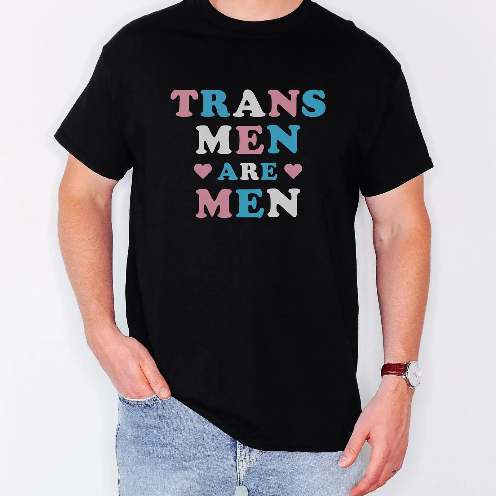 Trans Men Are T Shirt Pride LG - đánh giá và giá Vintage Queer Fashion