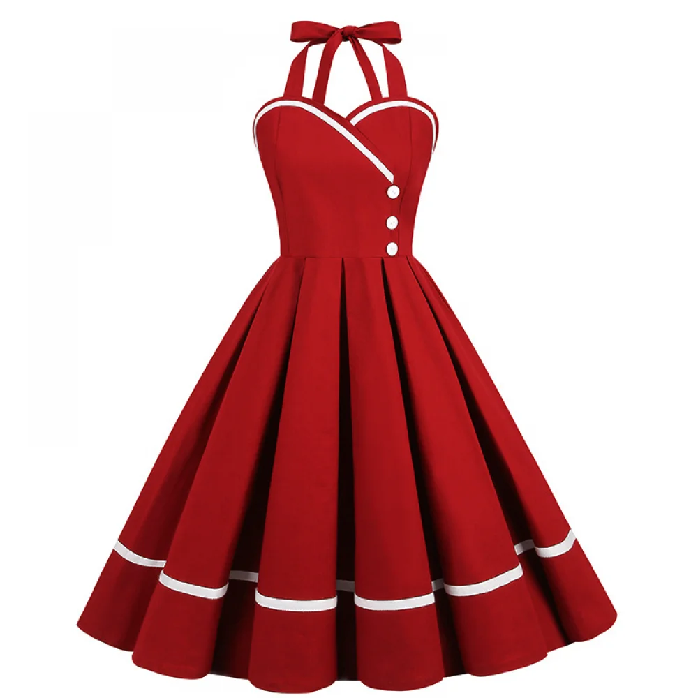 Halloween  50s 60s 80s Retro D - đánh giá và giá Vintage Fashion Dresses