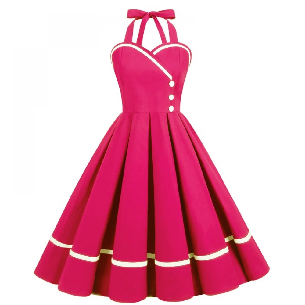 Halloween  50s 60s 80s Retro D - đánh giá và giá Vintage Fashion Dresses