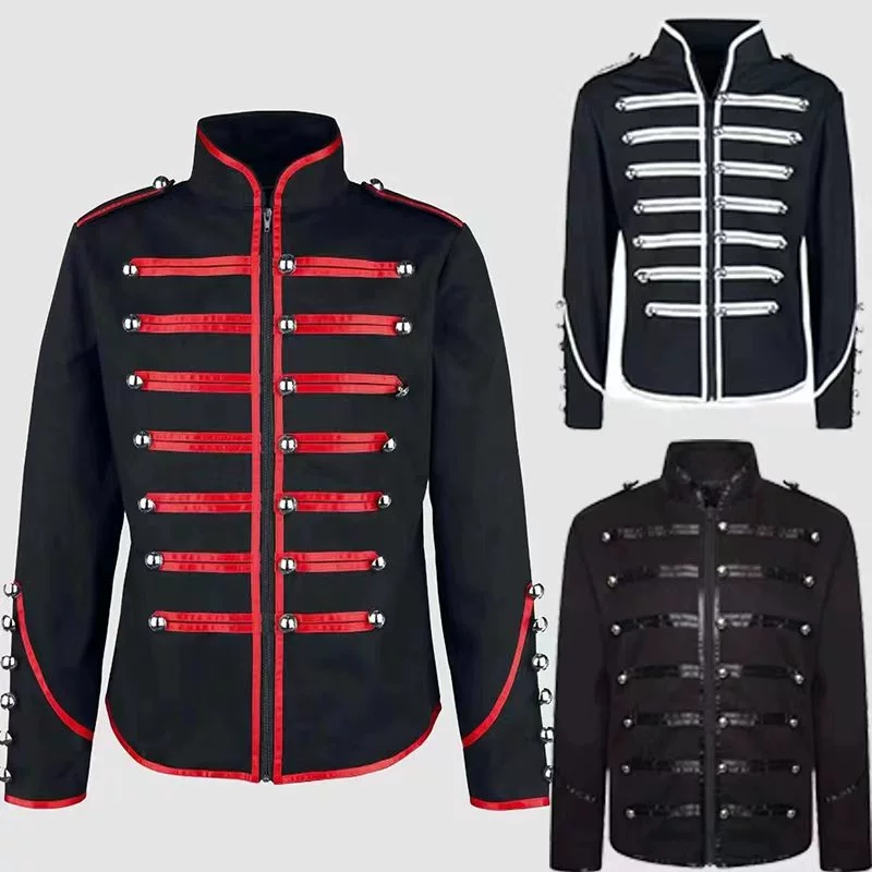 Men's Steampunk Rockstar Jacke - đánh giá và giá Vintage Fashion Dresses