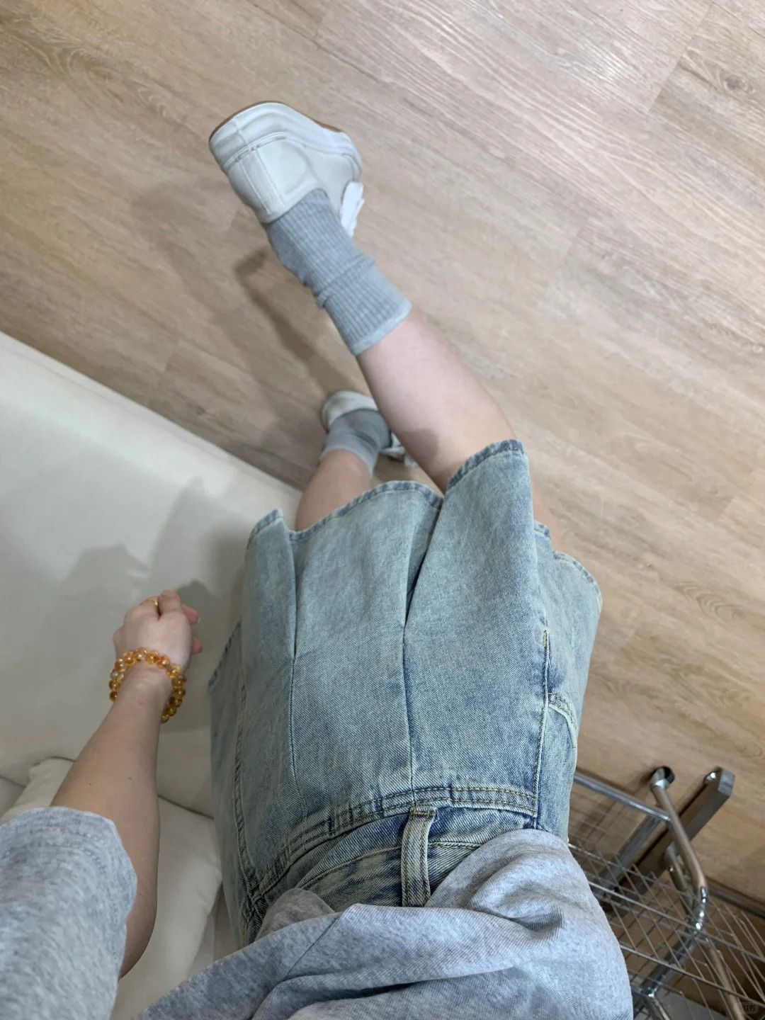 Women High Waist Denim Pleated - đánh giá và giá Vintage Fashion Jeans