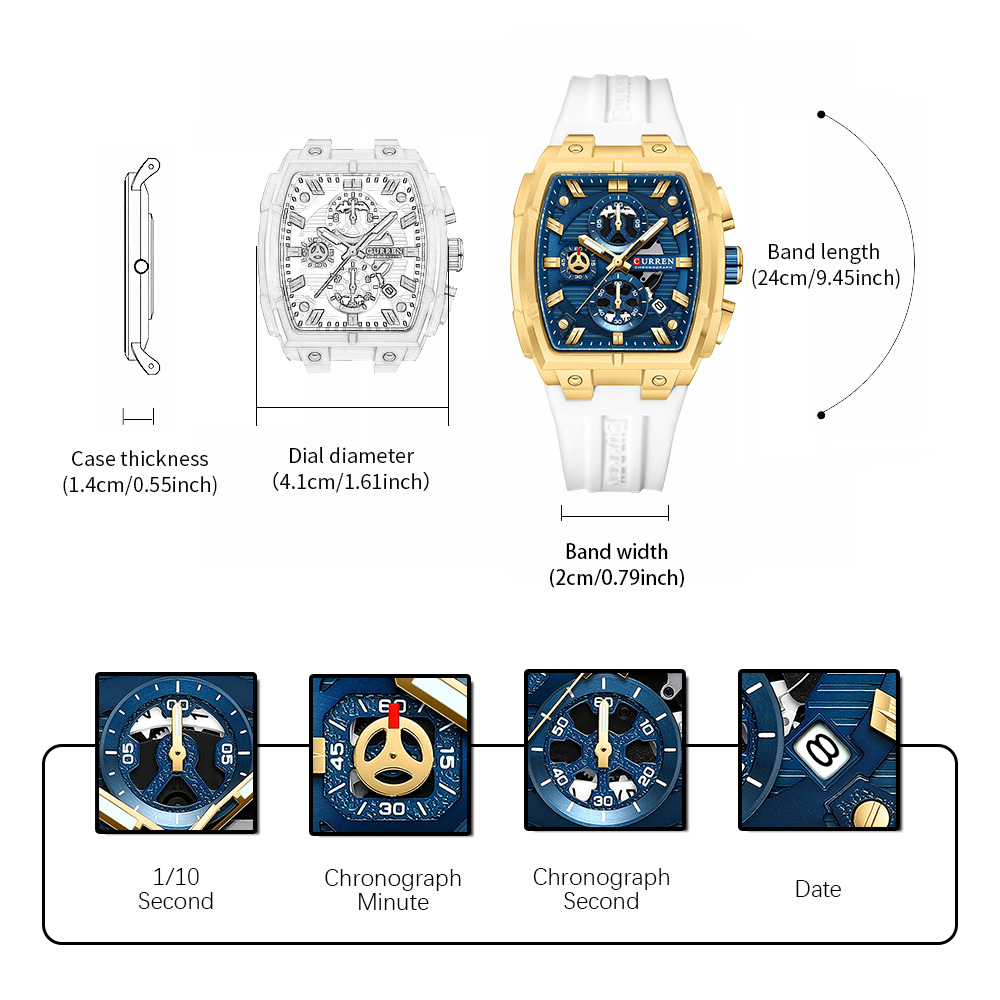 CURREN Luxury Vintage Watch fo - đánh giá và giá Vintage Fashion Watches
