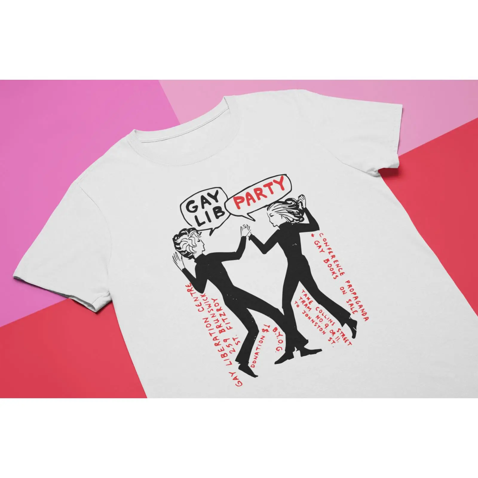 Gay Lib Party T Shirt Vintage  - đánh giá và giá Vintage Queer Fashion