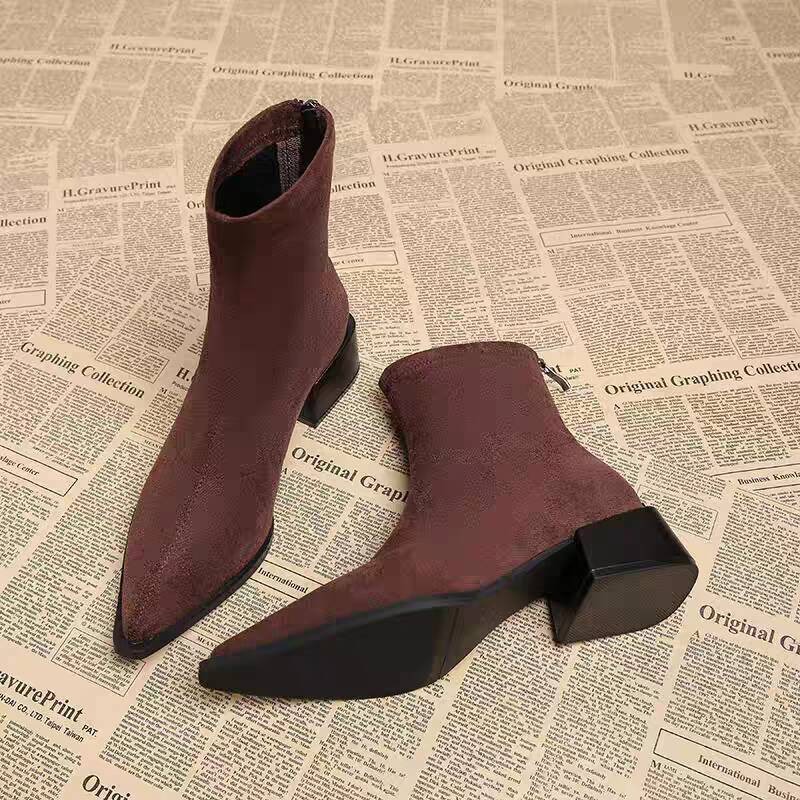 New Low Heel Women Mordern Ank - đánh giá và giá Vintage Fashion Dresses