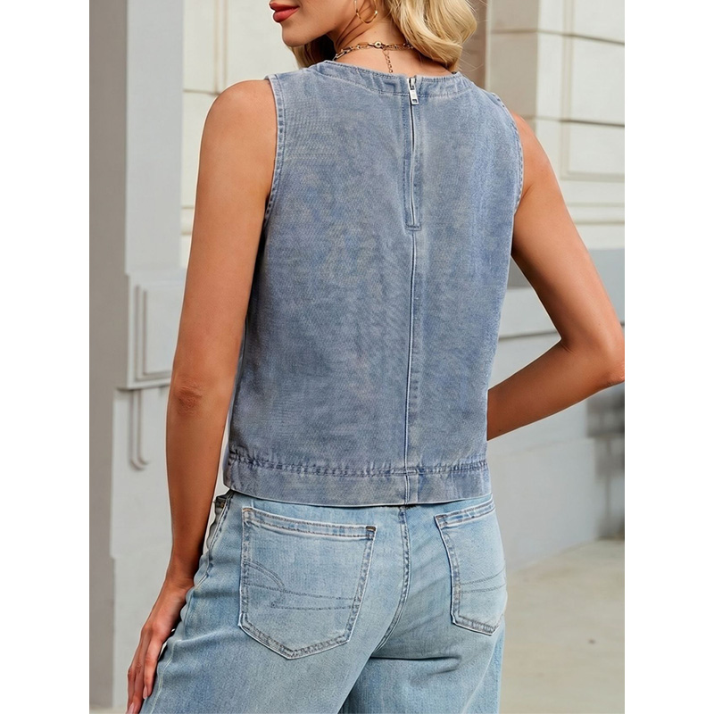 Benuynffy Casual Round Neck De - đánh giá và giá Vintage Fashion Jeans