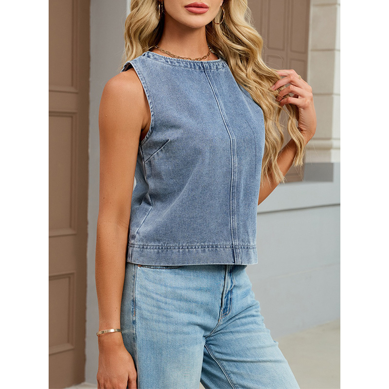 Benuynffy Casual Round Neck De - đánh giá và giá Vintage Fashion Jeans