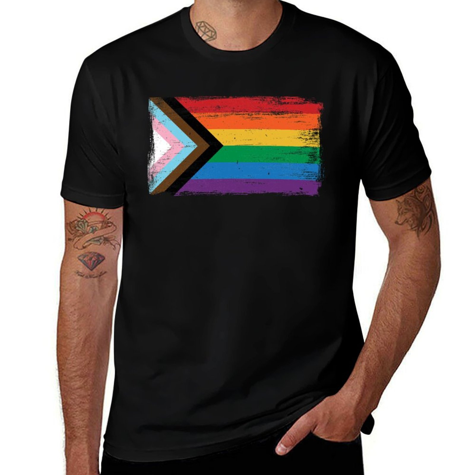 LGBTQ - Progress Pride Flag -  - đánh giá và giá Vintage Queer Fashion