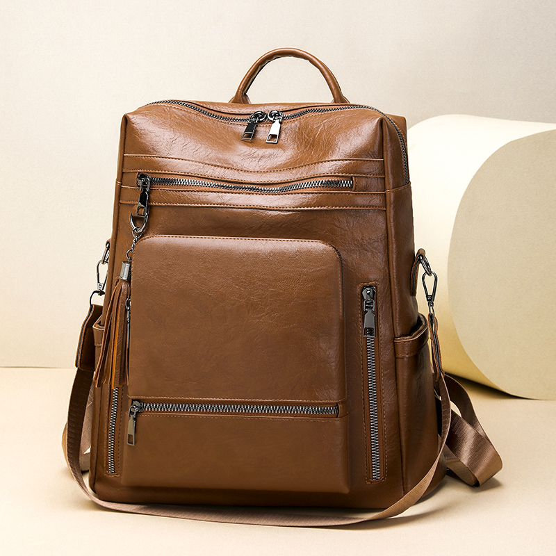 Vintage Leather Look Backpack  - đánh giá và giá Vintage Fashion Looks