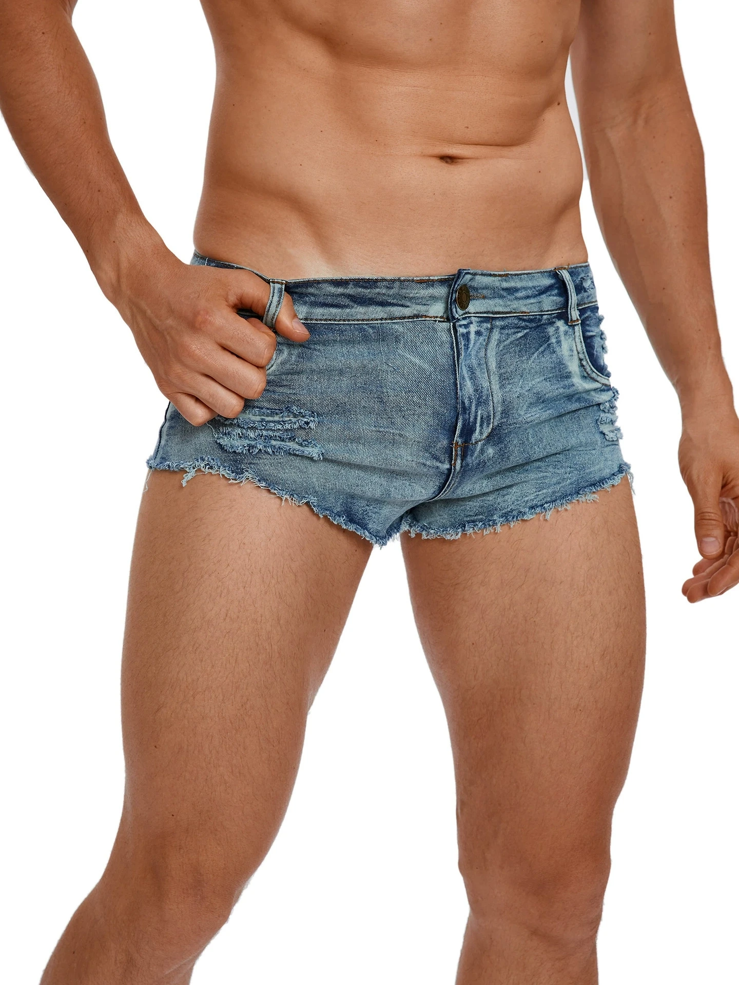Men's Low Waist Jeans Shorts F - đánh giá và giá Vintage Fashion Jeans
