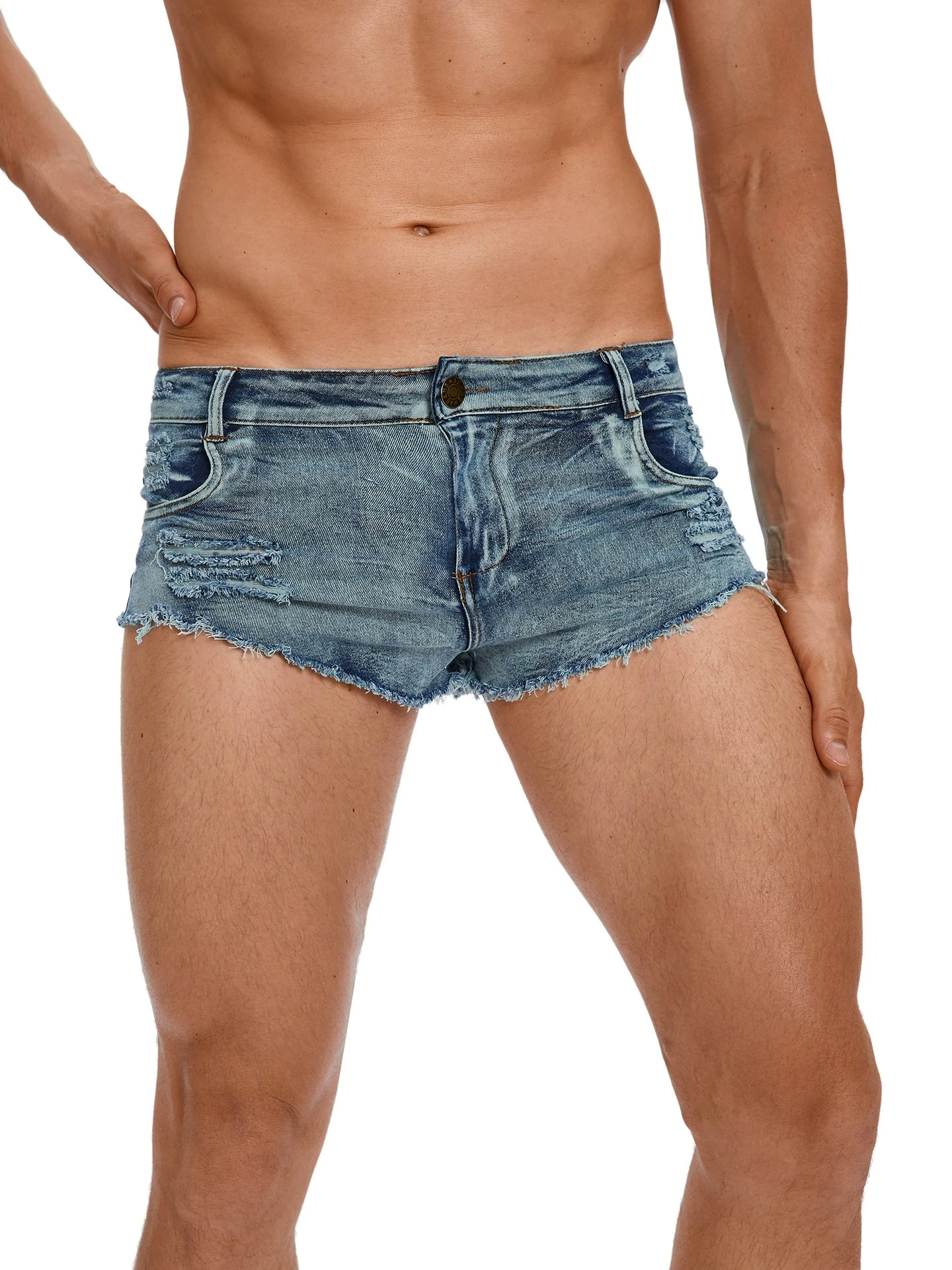 Men's Low Waist Jeans Shorts F - đánh giá và giá Vintage Fashion Jeans