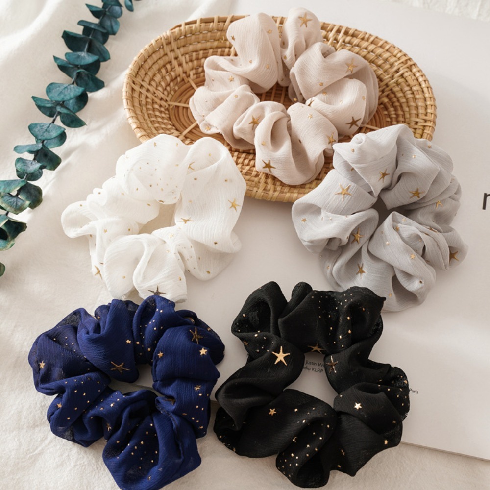1/5pcs Print Scrunchie Dreamy  - đánh giá và giá Vintage Fashion Looks